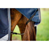 Rambo Turnout Rug 1680D Varilayer 250g Navy/Thunderstorm Grey/Silver