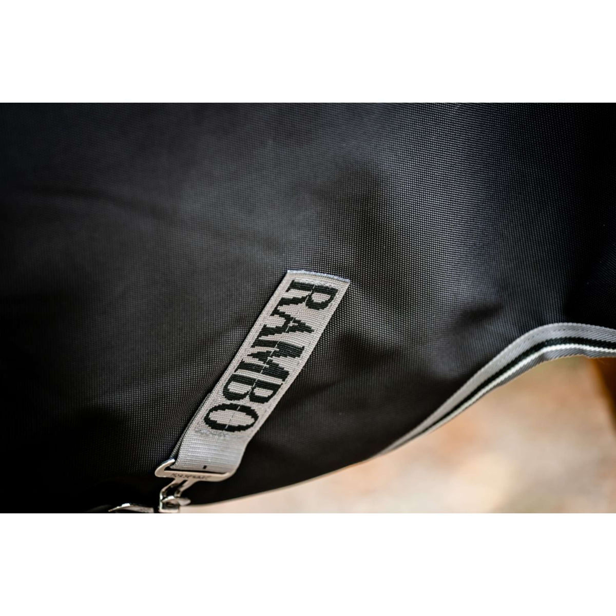 Rambo Turnout Rug 1680D Varilayer 250g Black/Thunderstorm Grey/Silver