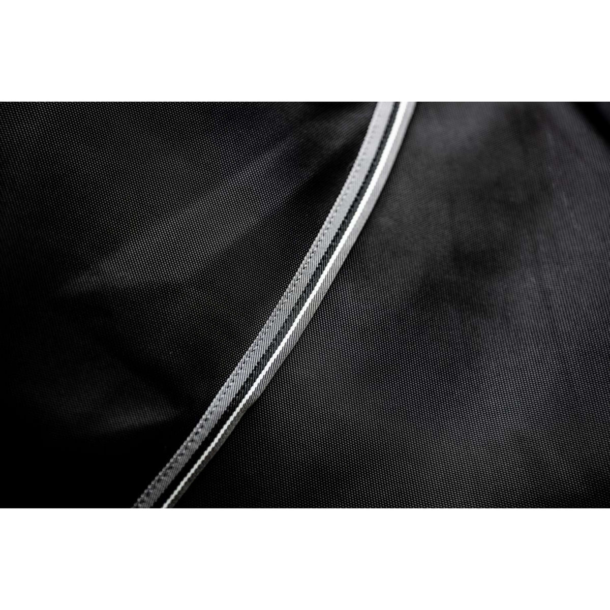 Rambo Turnout Rug 1680D Varilayer 250g Black/Thunderstorm Grey/Silver