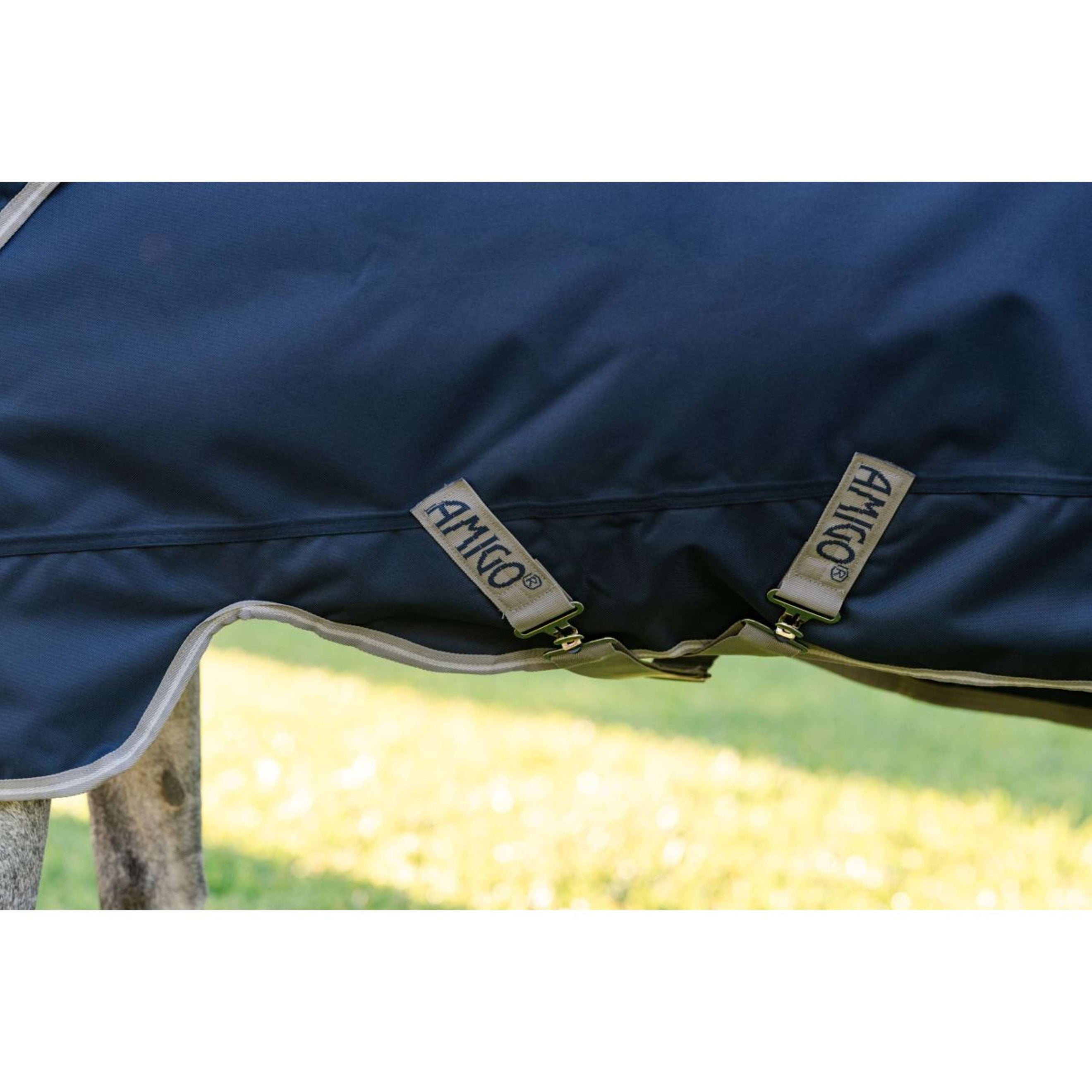 Amigo Turnout Rug 1200D Pony 250g Navy/Titanium Grey/Silver Amigo Turnout Rug 1200D Pony 250g Navy/Titanium Grey/Silver