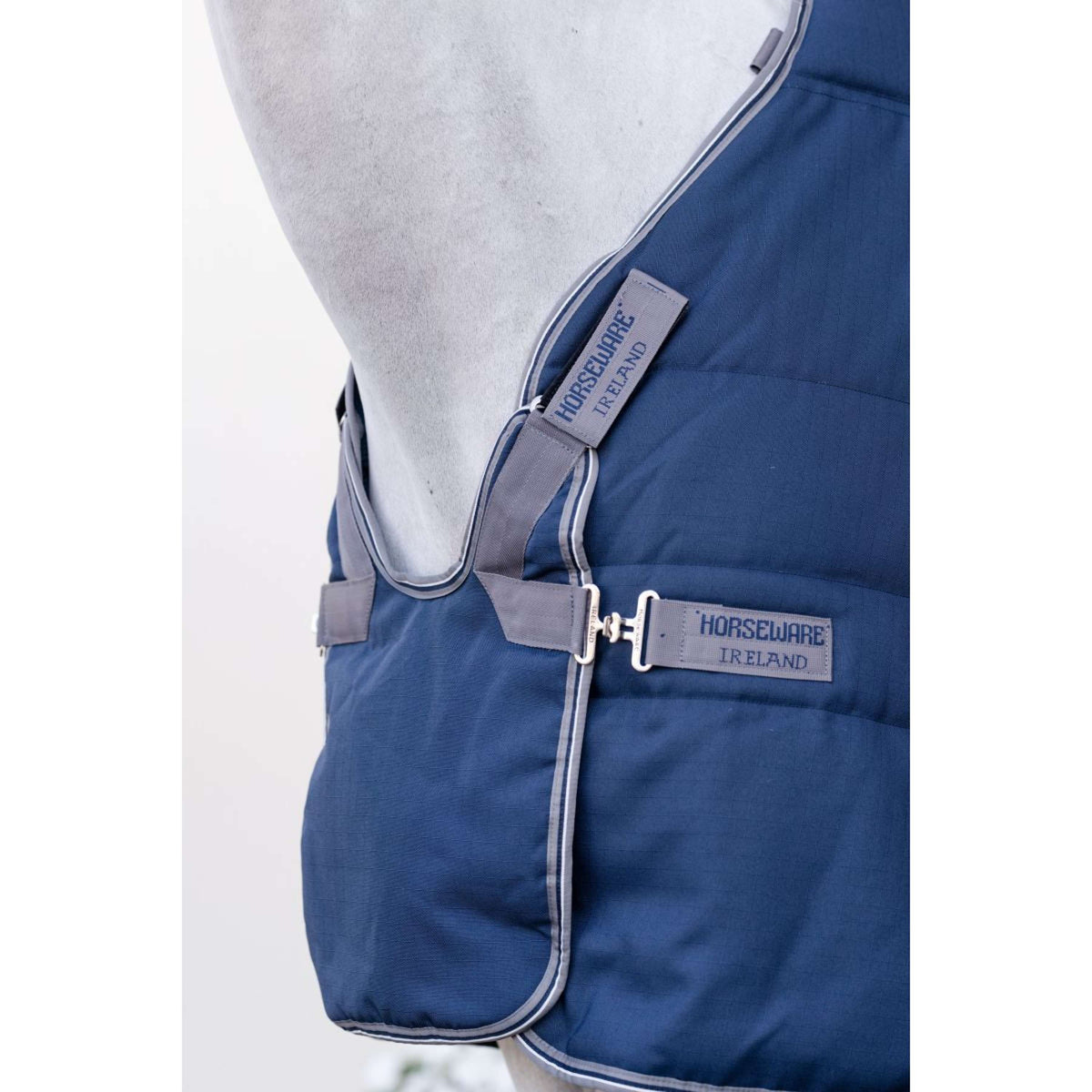 Rambo Optimo Staldeken Plus 400g Navy/Thunderstorm Grey/Silver