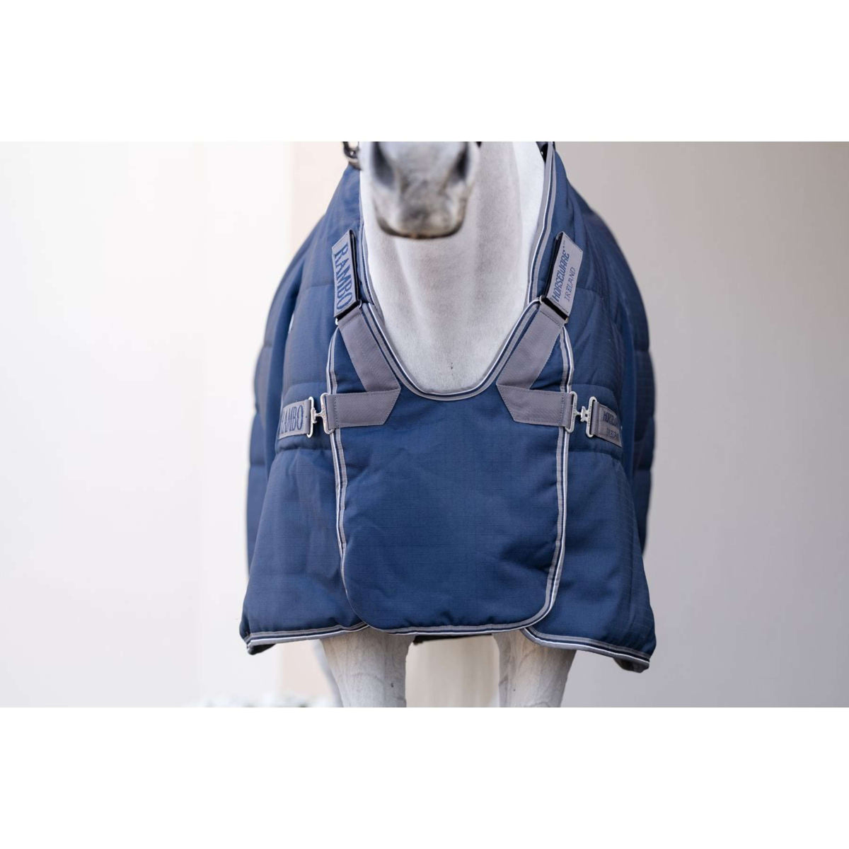 Rambo Optimo Staldeken Plus 400g Navy/Thunderstorm Grey/Silver