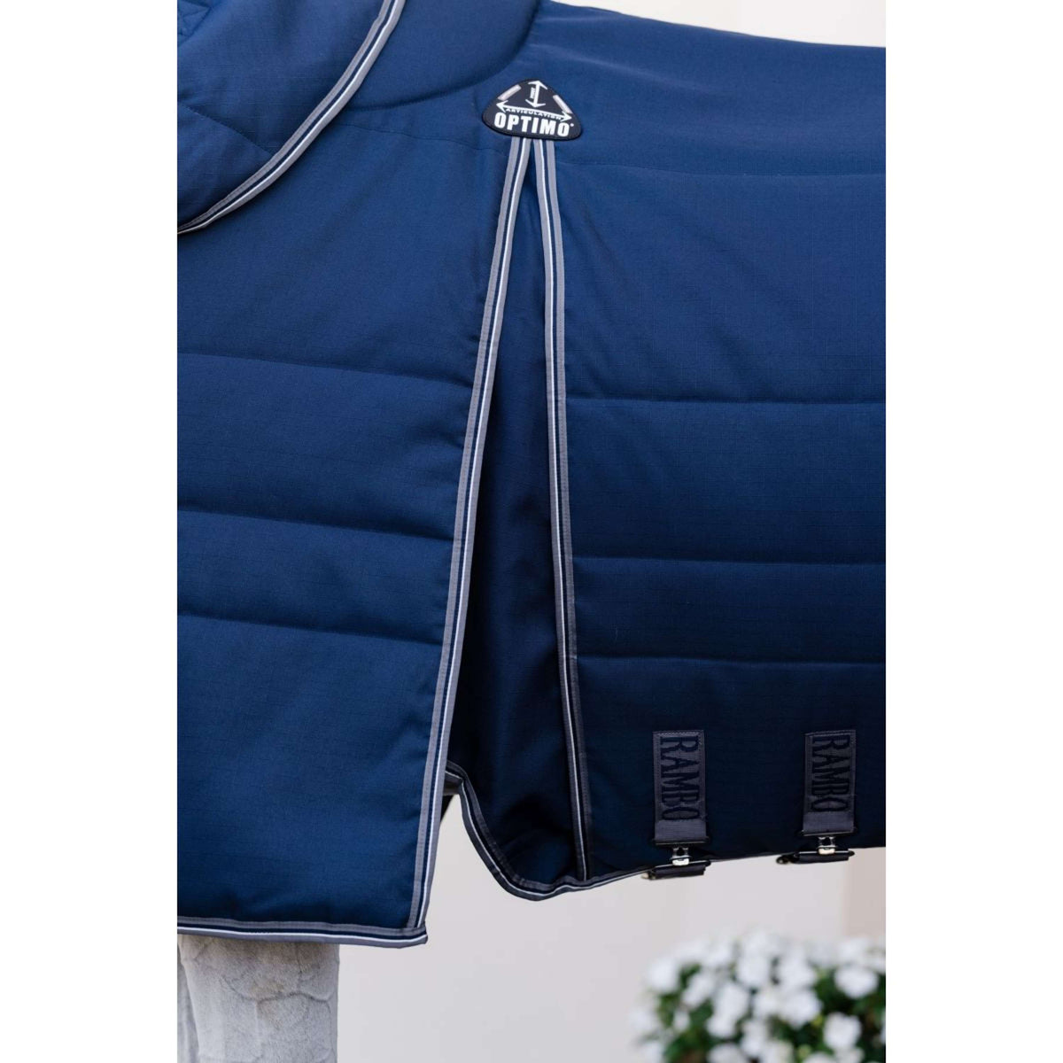 Rambo Optimo Staldeken Plus 400g Navy/Thunderstorm Grey/Silver