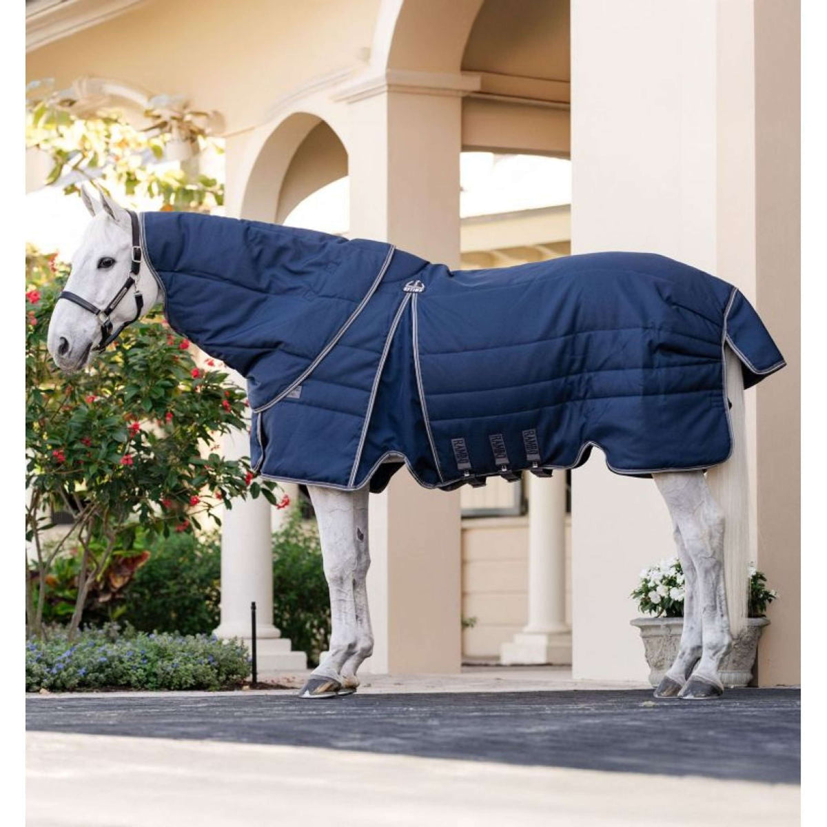 Rambo Optimo Halsstuk 200g Navy/Thunderstorm Grey/Silver