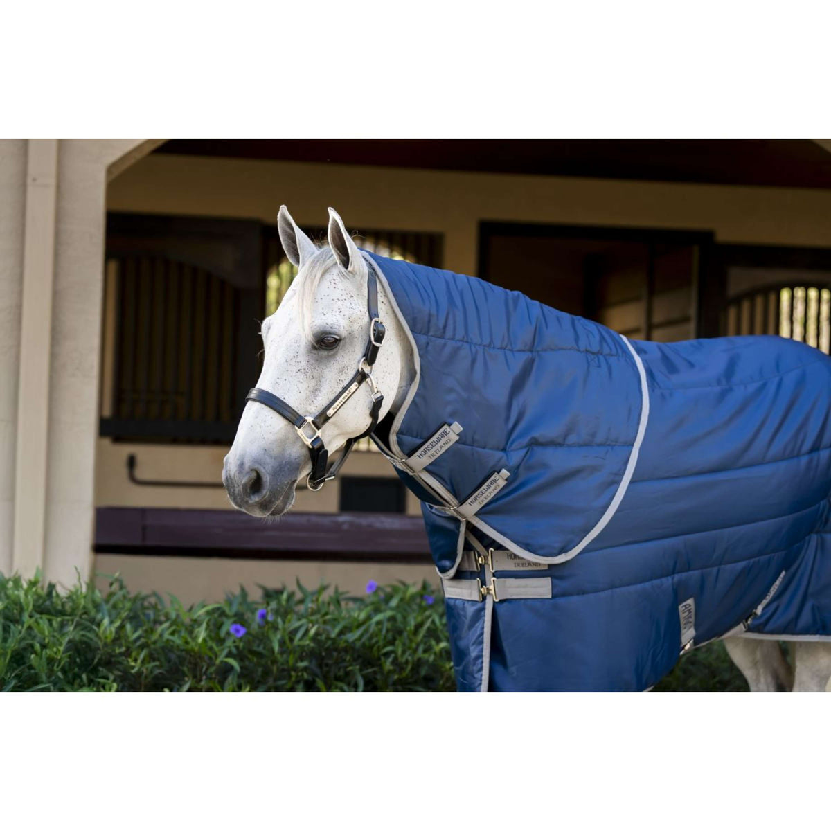 Amigo Halsstuk Ripstip Insulator Stable 200g Navy/Titanium Grey