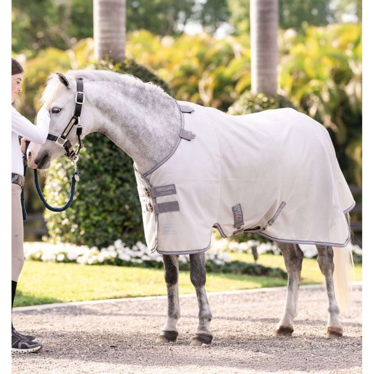 Amigo Bug Rug Pony Silver/Titanium Grey/Silver