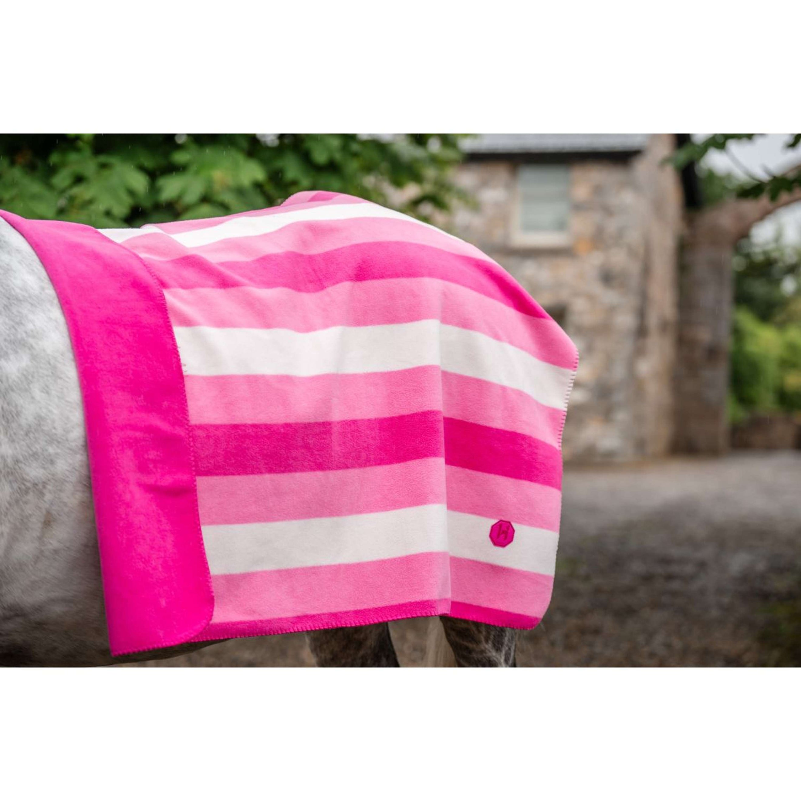 Horseware Fleecedeken Newmarket Witney Pink Horseware Fleecedeken Newmarket Witney Pink