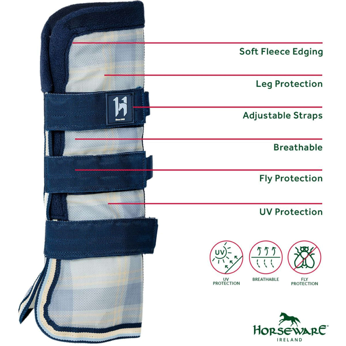 Horseware Fly Boots Newmarket Witney Navy