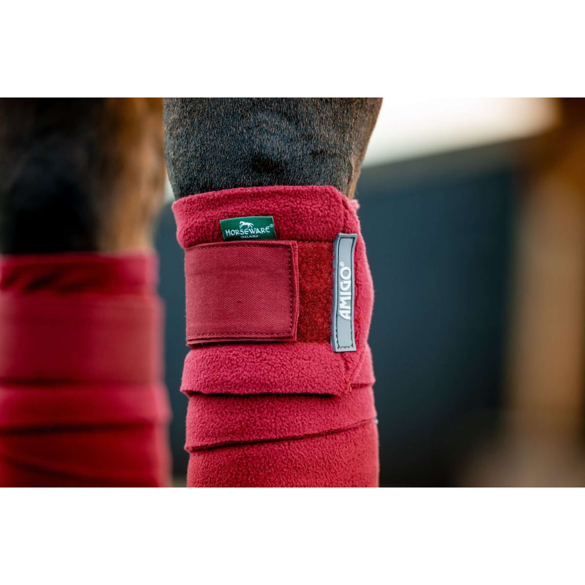 Amigo Bandages Fleece Mulberry