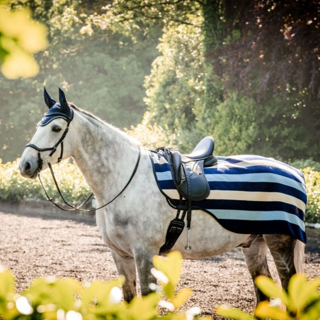 Horseware Uitrijdeken Newmarket Witney Navy