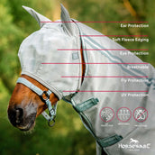 Horseware Vliegenmasker Newmarket Witney Charcoal