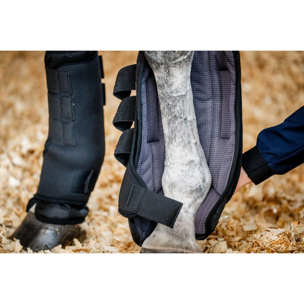 Horseware Stalbeschermers Pro Bamboo Zwart