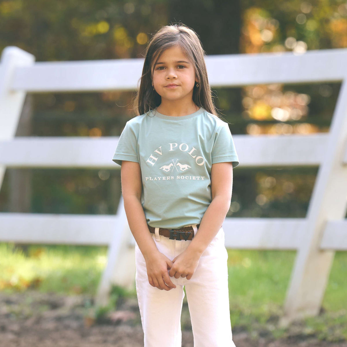 HV Polo T-Shirt HVPNatalie Kids Aqua Sky