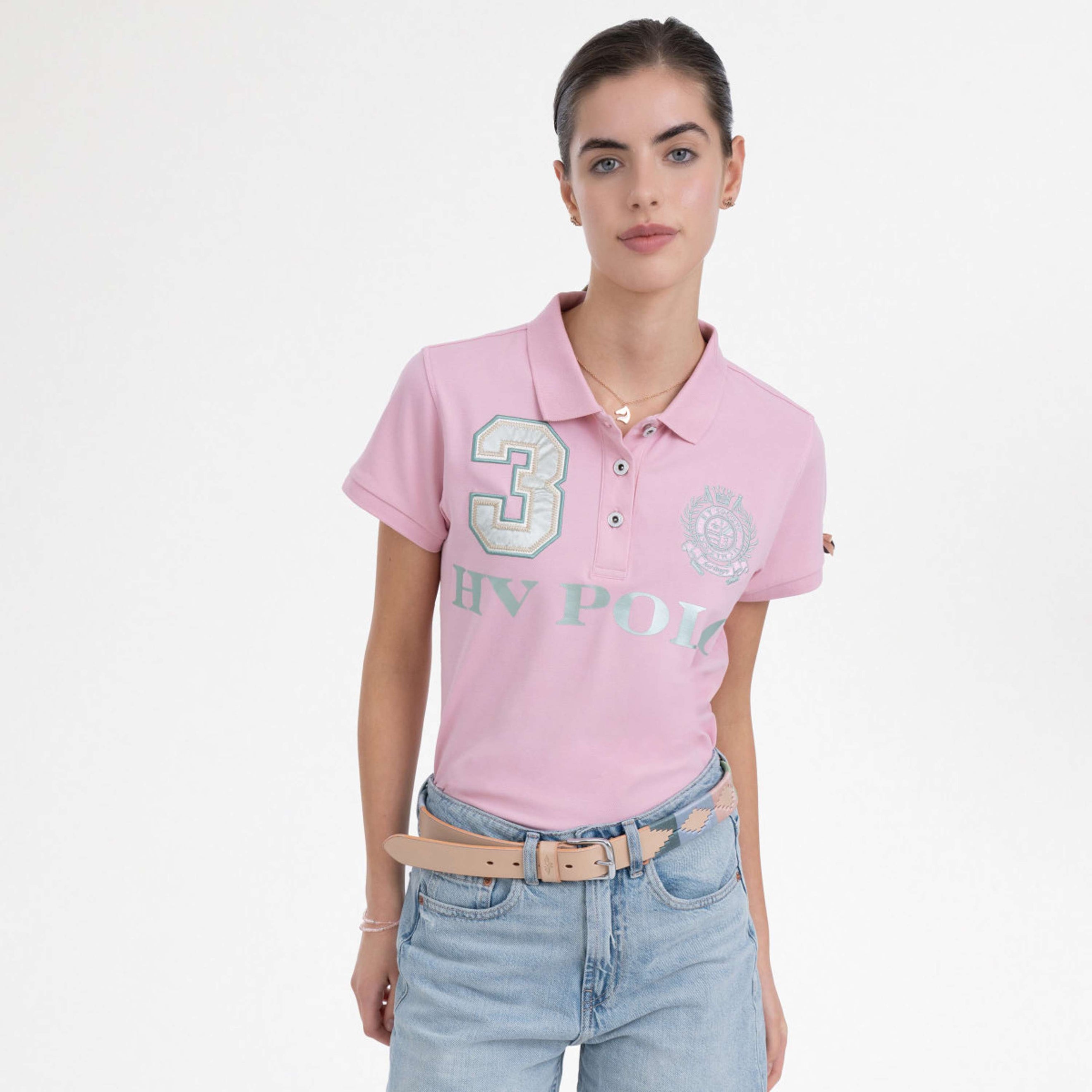 HV Polo Polo Shirt Favouritas EQ Pretty Pink