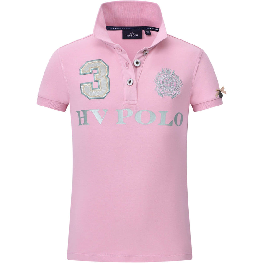 HV Polo Polo Shirt Favouritas EQ Kids Pretty Pink HV Polo Polo Shirt Favouritas EQ Kids Pretty Pink