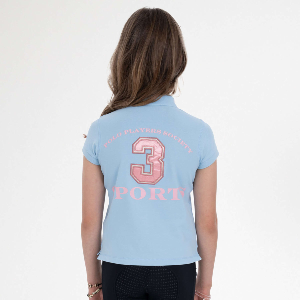 HV Polo Polo Shirt Favouritas EQ Kids Powder Blue