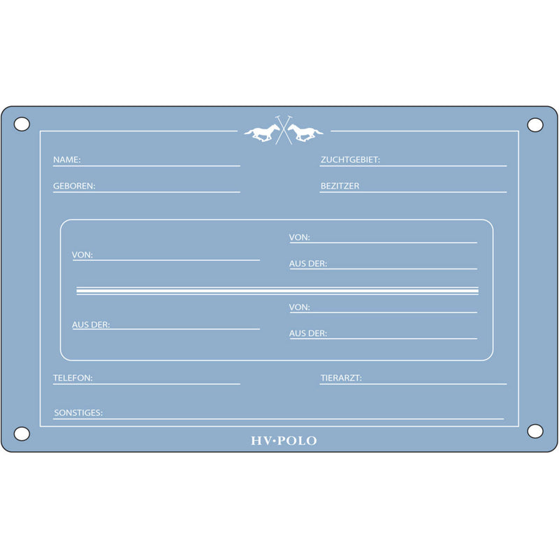 HV Polo Stalplaat HVPPolo Duits Powder Blue