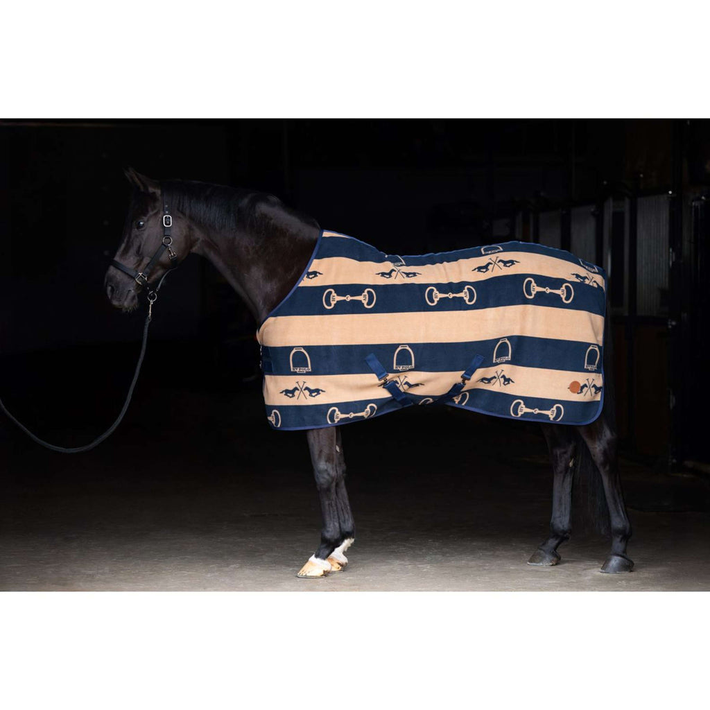 HV Polo Fleecedeken HVPGwenny Navy/Camel