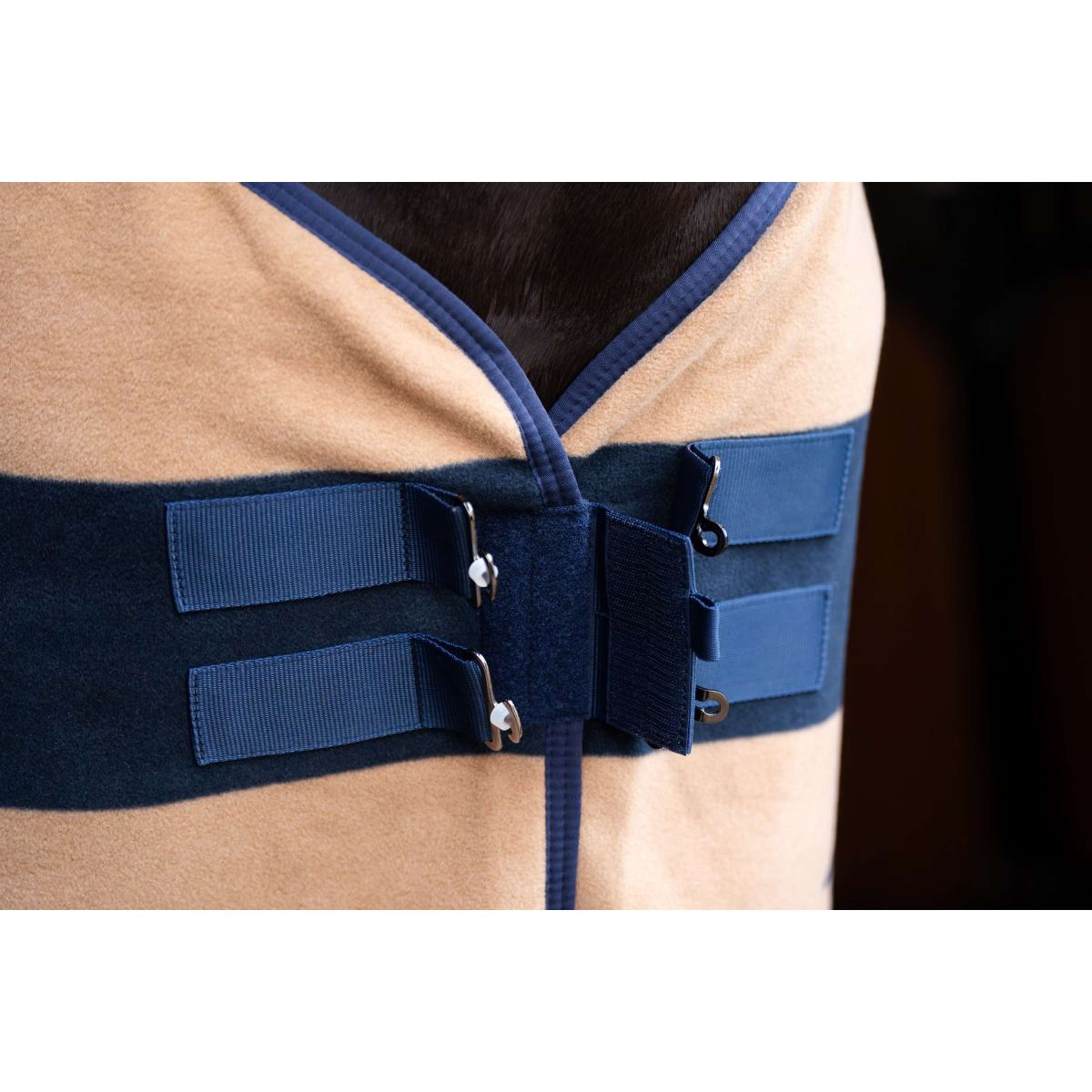 HV Polo Fleecedeken HVPGwenny Navy/Camel