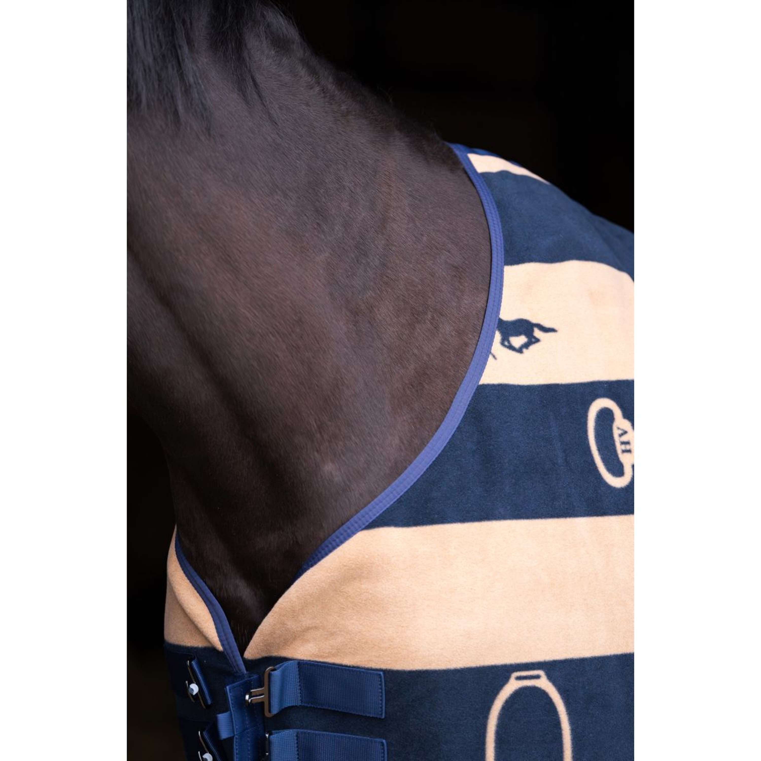 HV Polo Fleecedeken HVPGwenny Navy/Camel