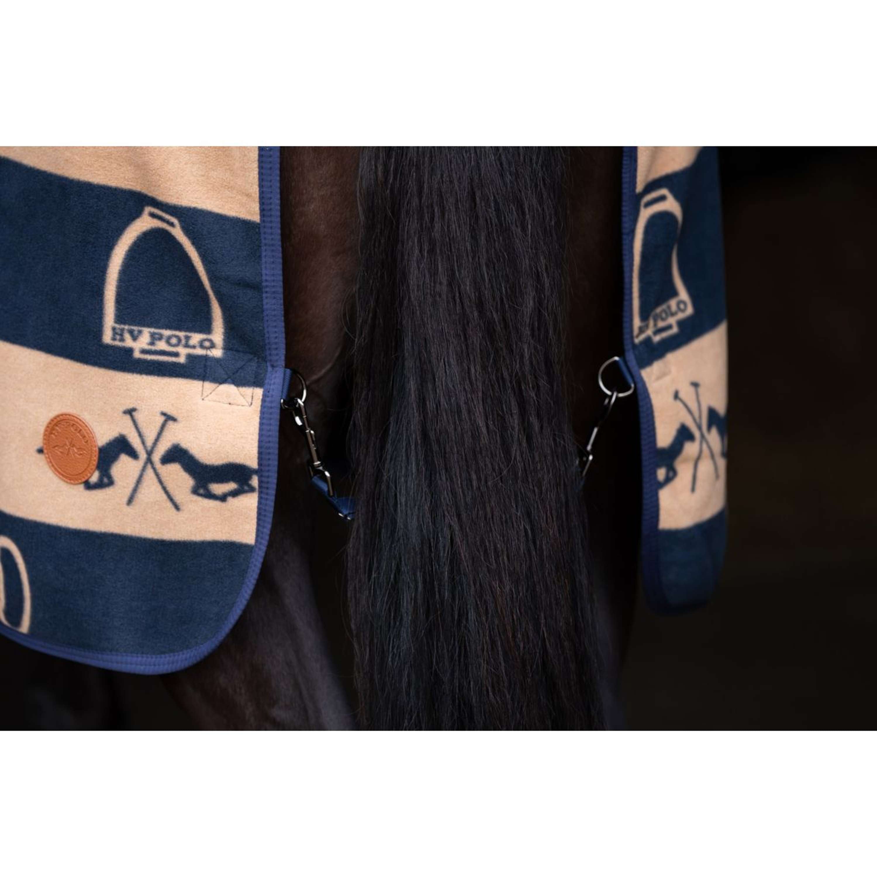 HV Polo Fleecedeken HVPGwenny Navy/Camel