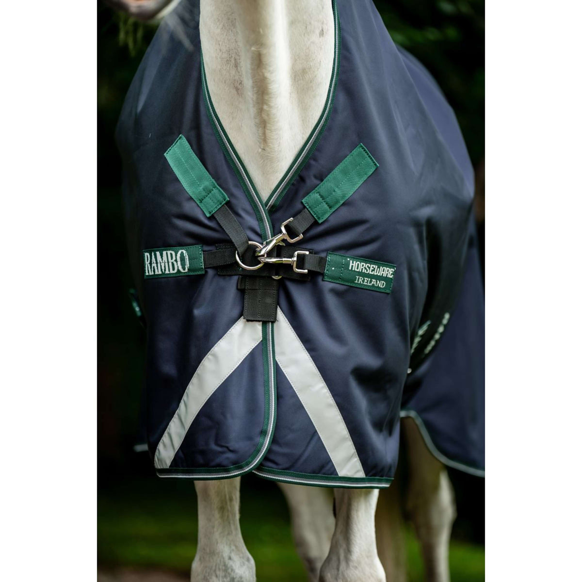 Rambo Wug Turnout 0g Navy/Hunter Green