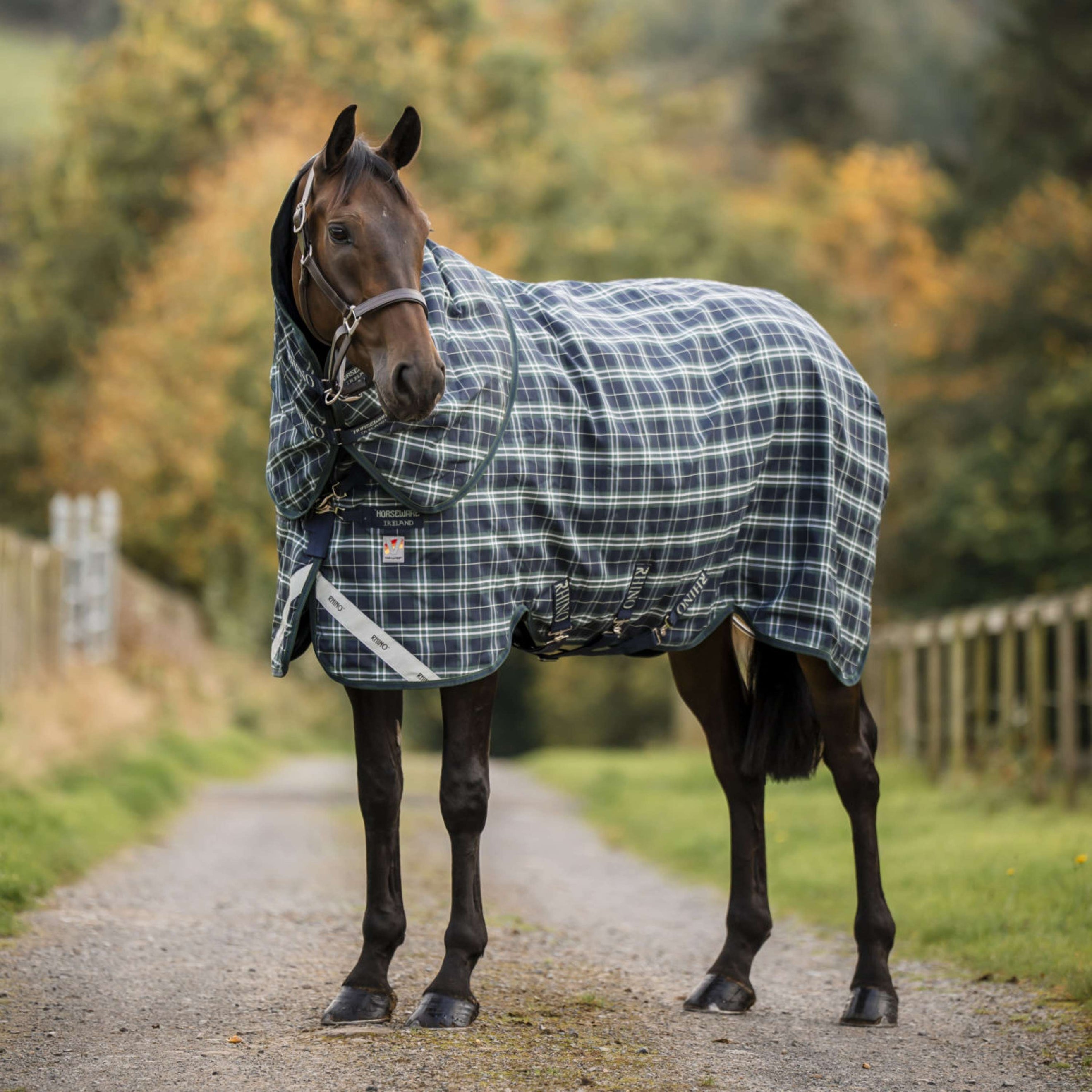 Rhino Turnout Plus 250g Varilayer Hunter Check/Green/Navy Rhino Turnout Plus 250g Varilayer Hunter Check/Green/Navy