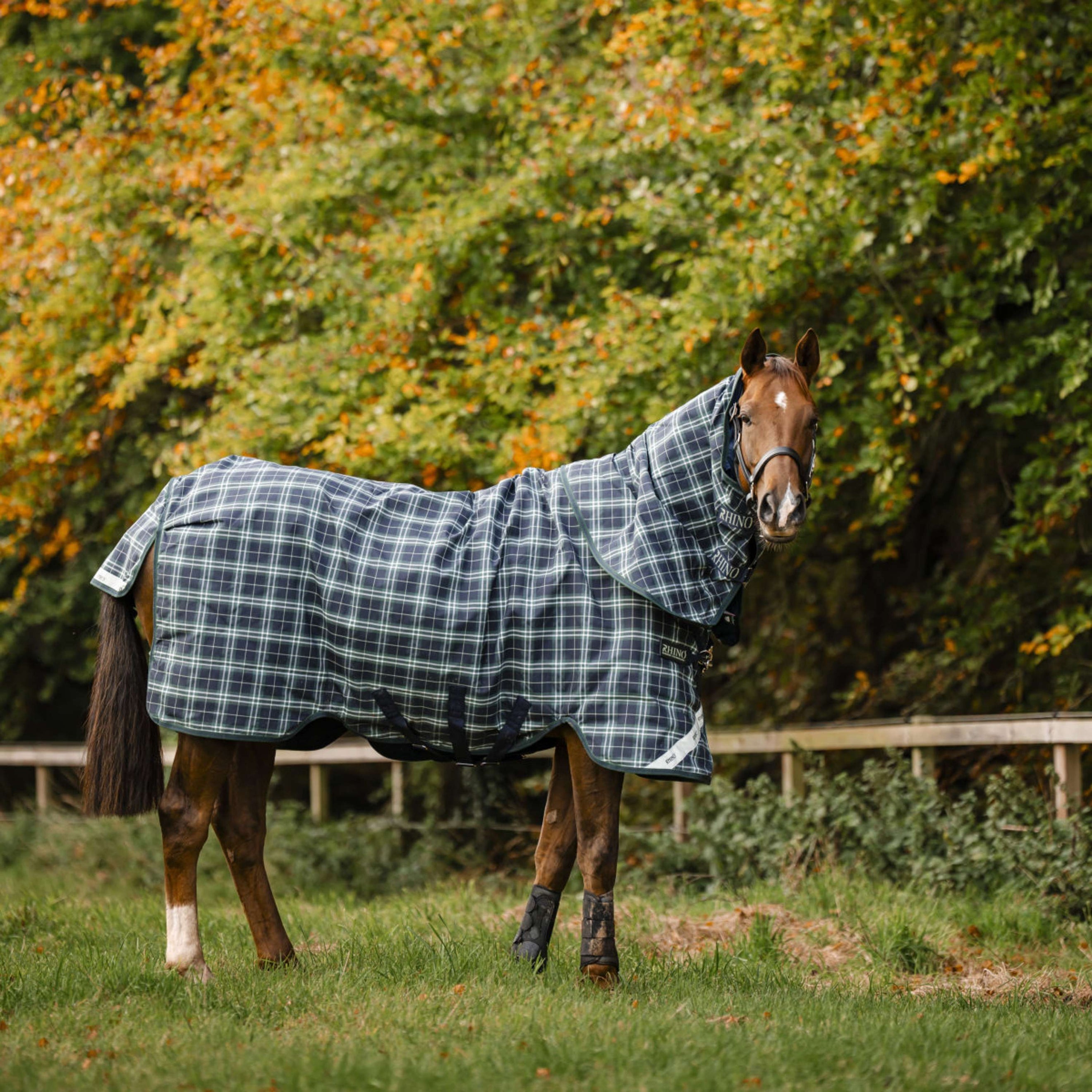 Rhino Turnout Plus 250g Varilayer Hunter Check/Green/Navy
