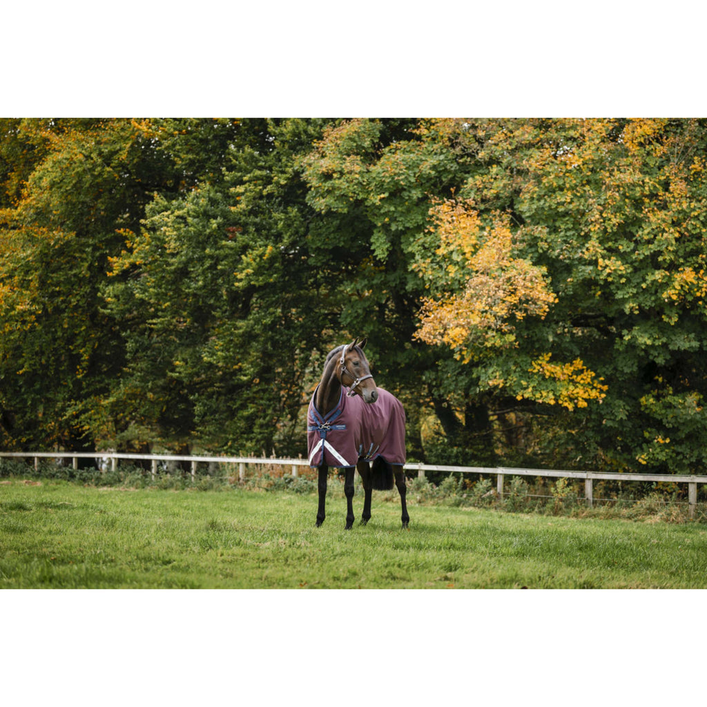 Amigo Turnout 1200D 250g Burgundy/Navy/Titanium Grey