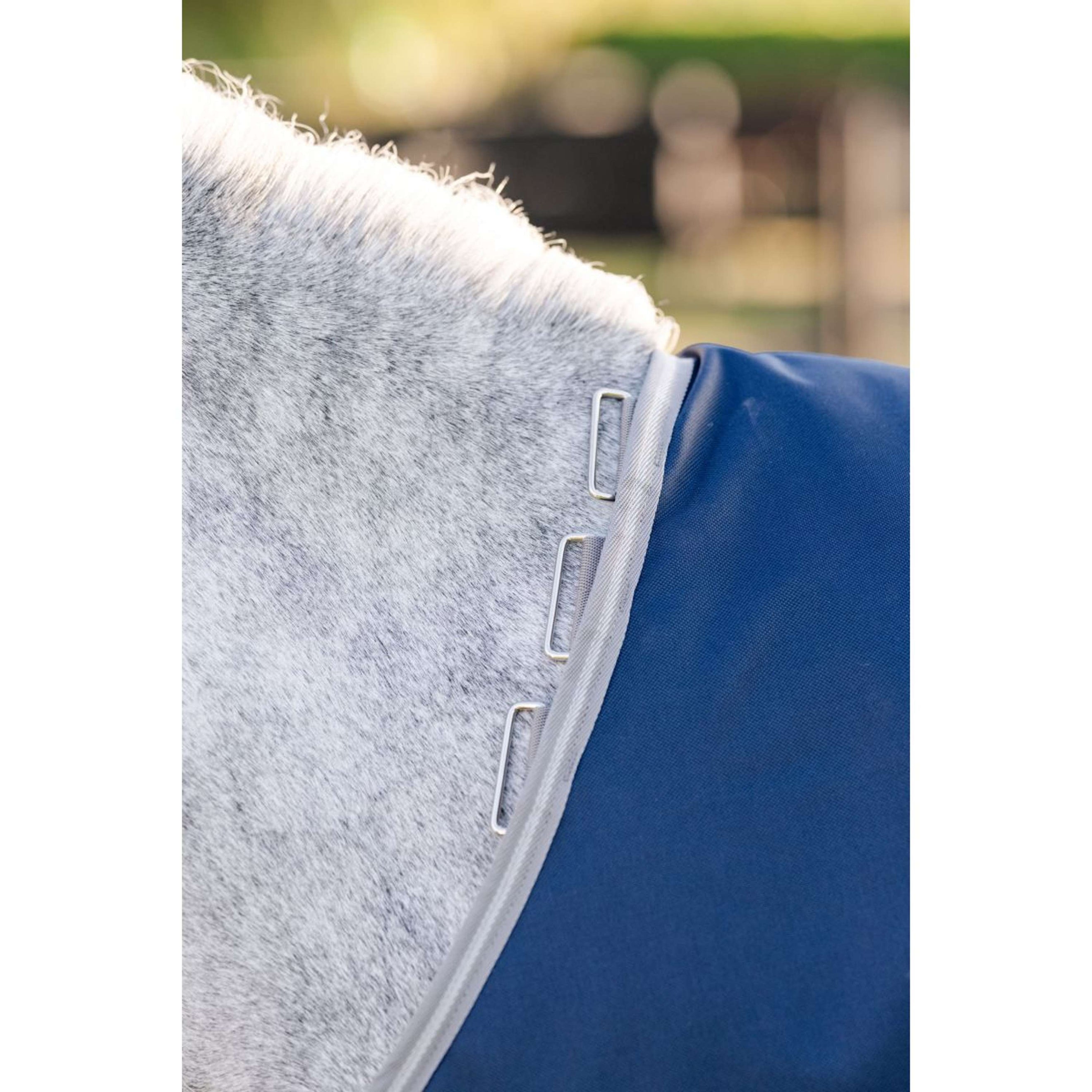 Amigo Turnout 1200D Pony 50g Navy/Titanium Grey/Silver