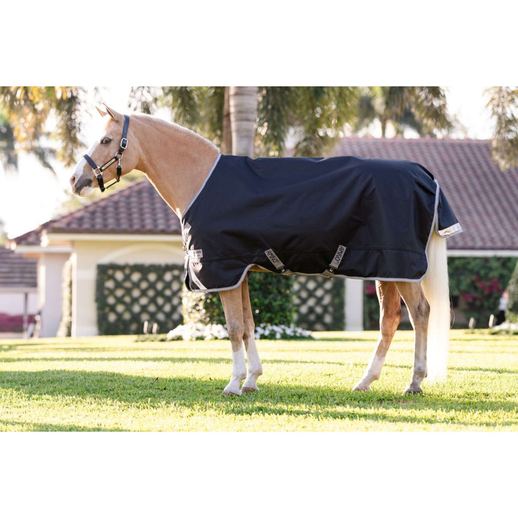 Amigo Turnout 1200D Pony 0g Black/Titanium Grey/Silver