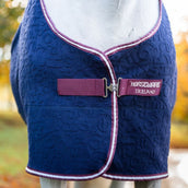 Horseware Embossed Jersey Cooler Navy/Burgundy/Wit