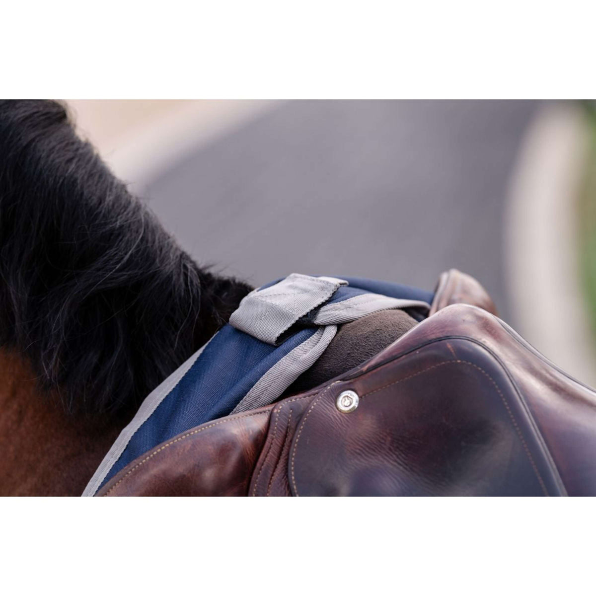 Amigo Uitrijdeken Ripstop Navy/Titanium Grey