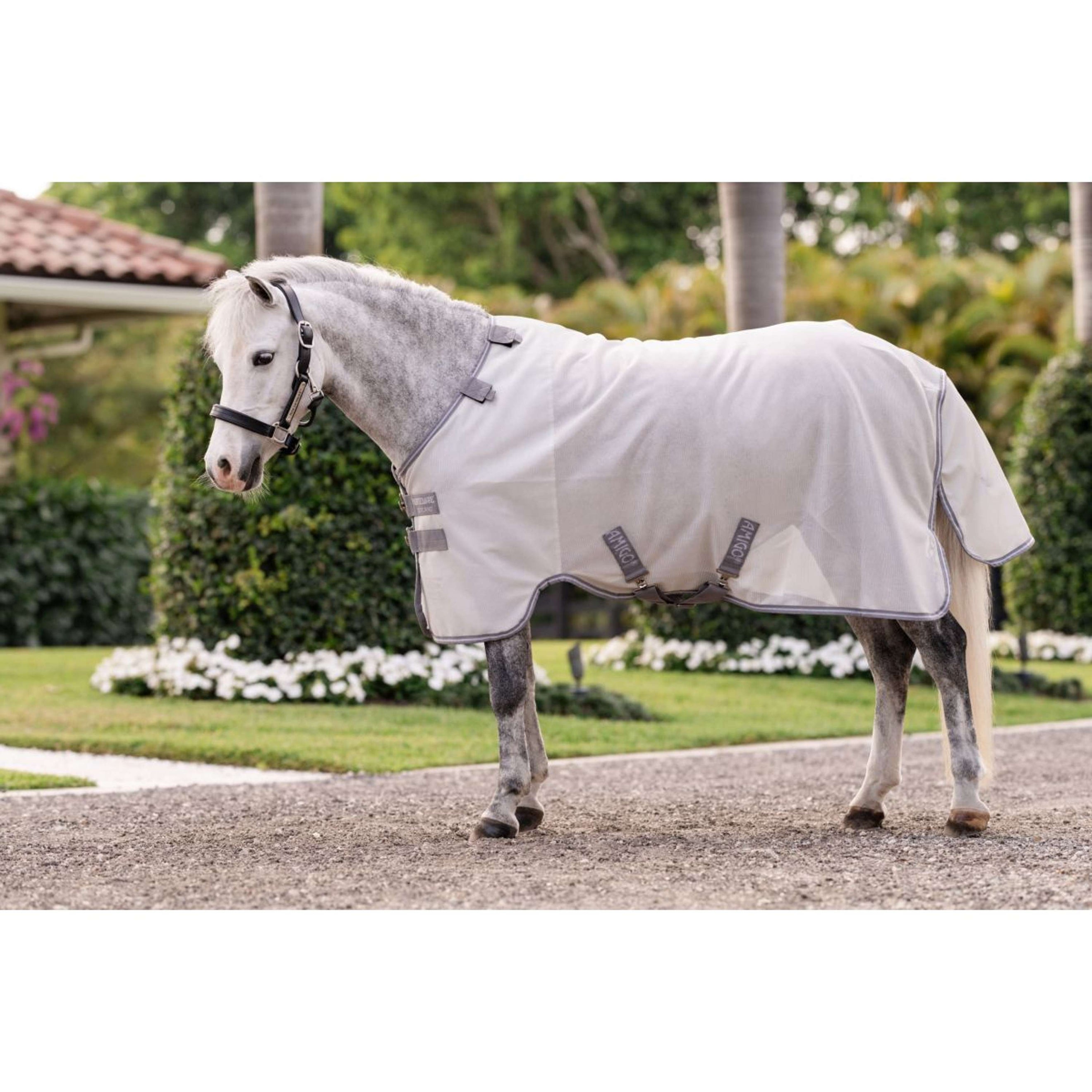 Amigo Bug Rug Plus Pony Silver/Titanium Grey/Silver Amigo Bug Rug Plus Pony Silver/Titanium Grey/Silver