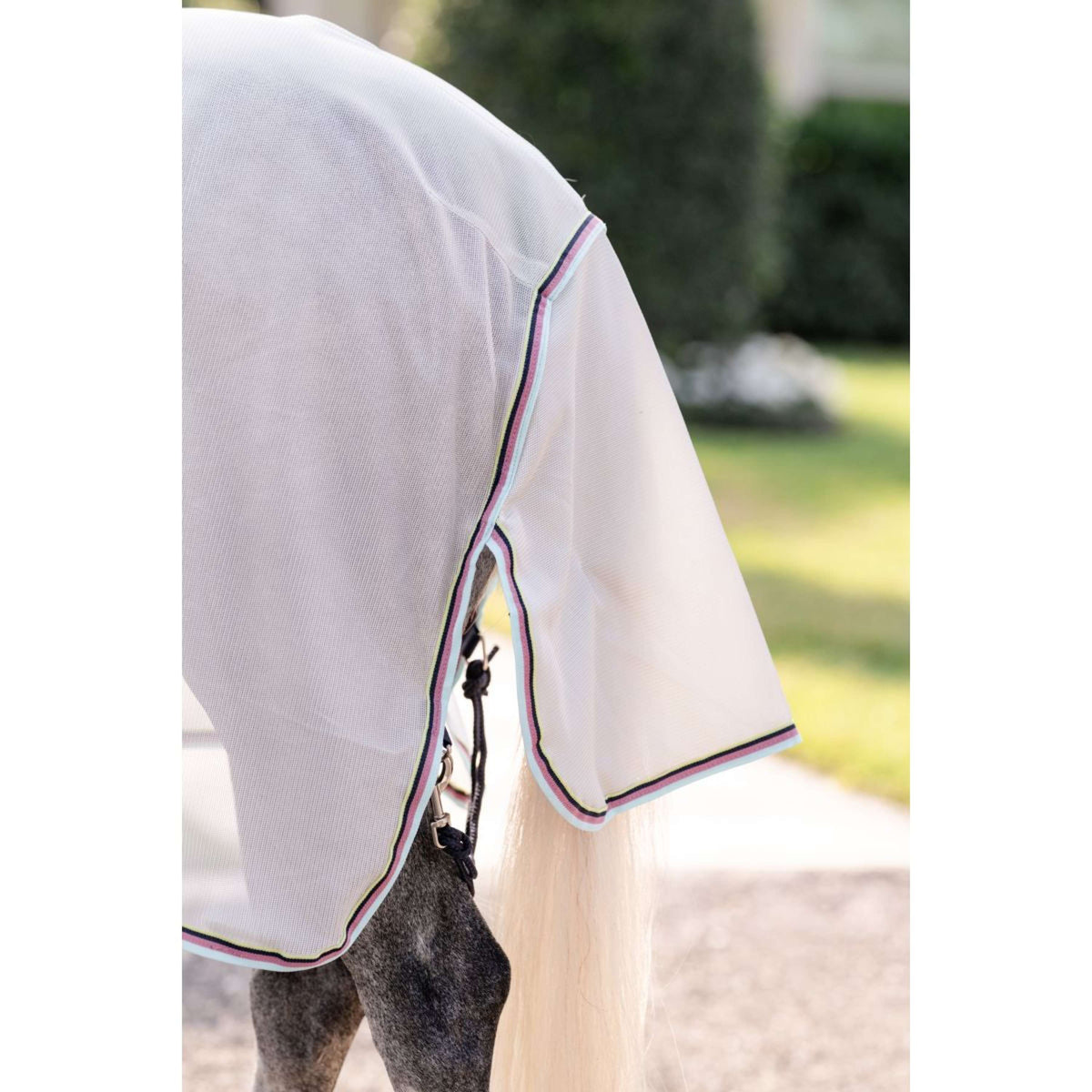 Amigo Bug Rug Plus Pony Silver/Lime/Navy/Pink/Blue