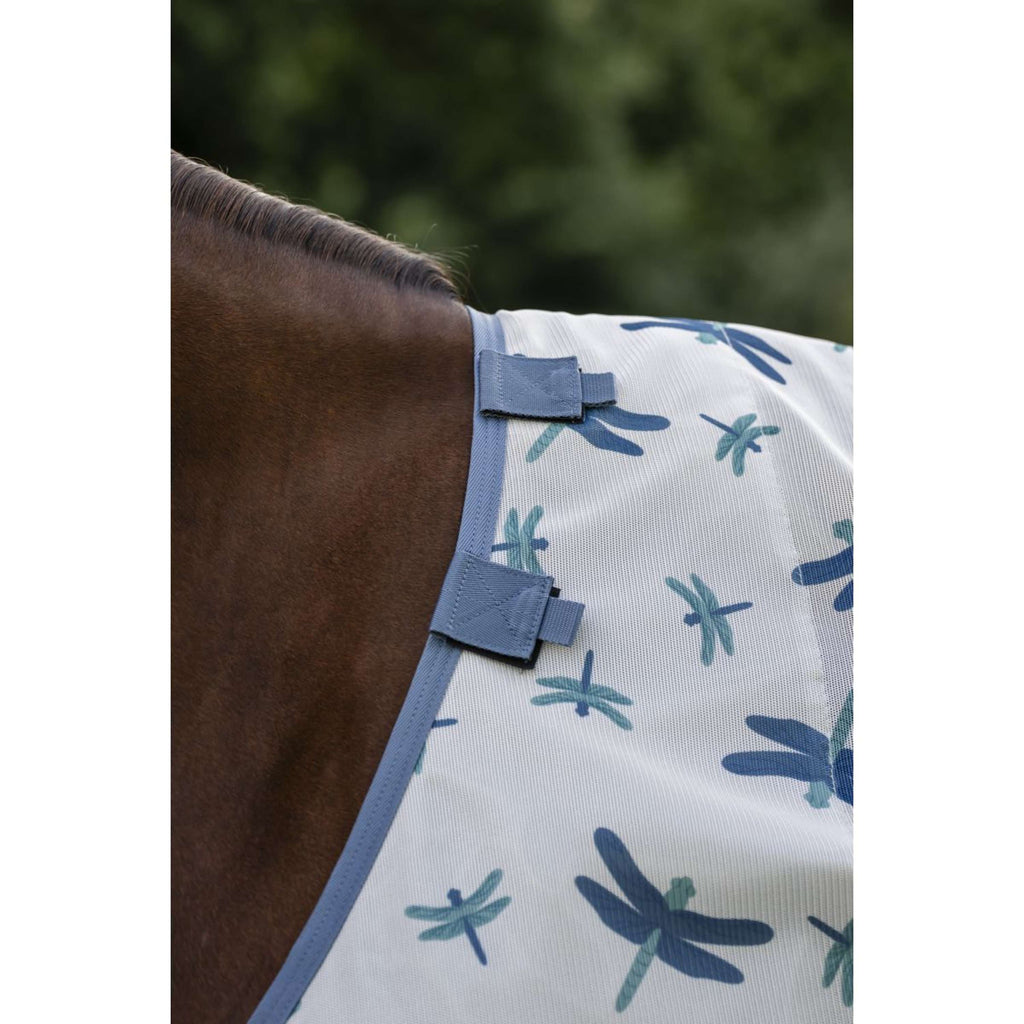 Amigo Bug Rug Pony Dragonfly Print/Silver/Blue/Sage