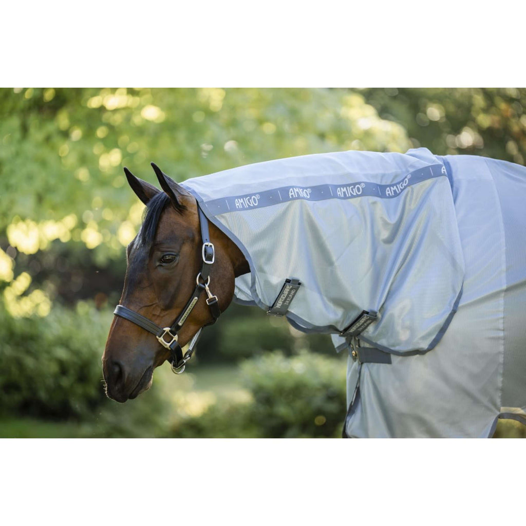 Amigo Vliegendeken Integrated Heather Blue/Blue/Silver