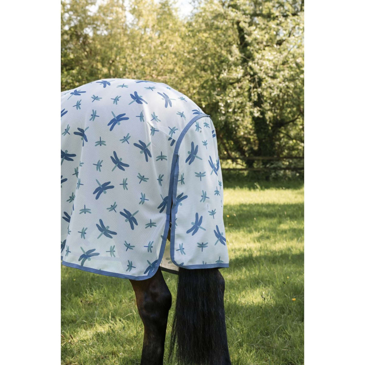 Amigo Bug Rug XL Plus Dragonfly Print/Silver/Blue/Sage