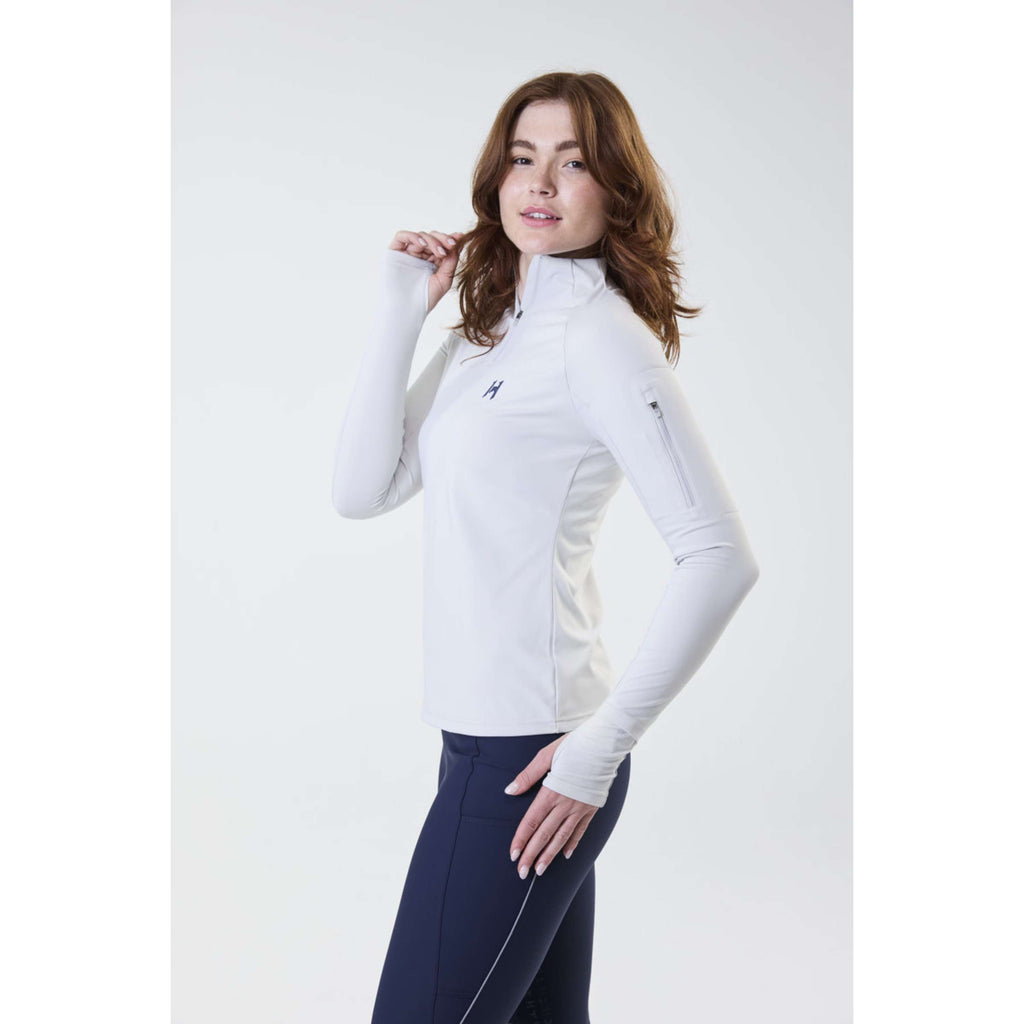 Horseware Shirt Strive Winter Zip Grijs