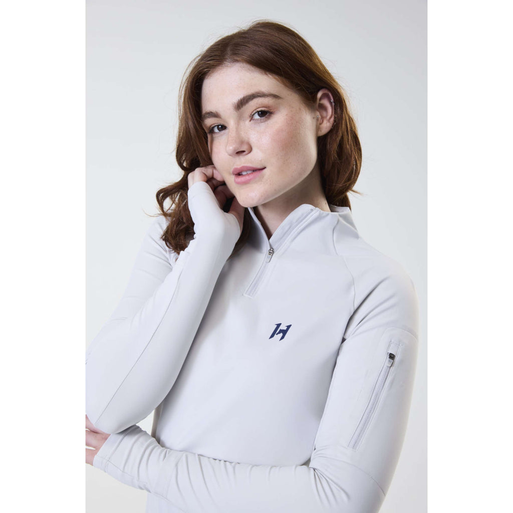 Horseware Shirt Strive Winter Zip Grijs