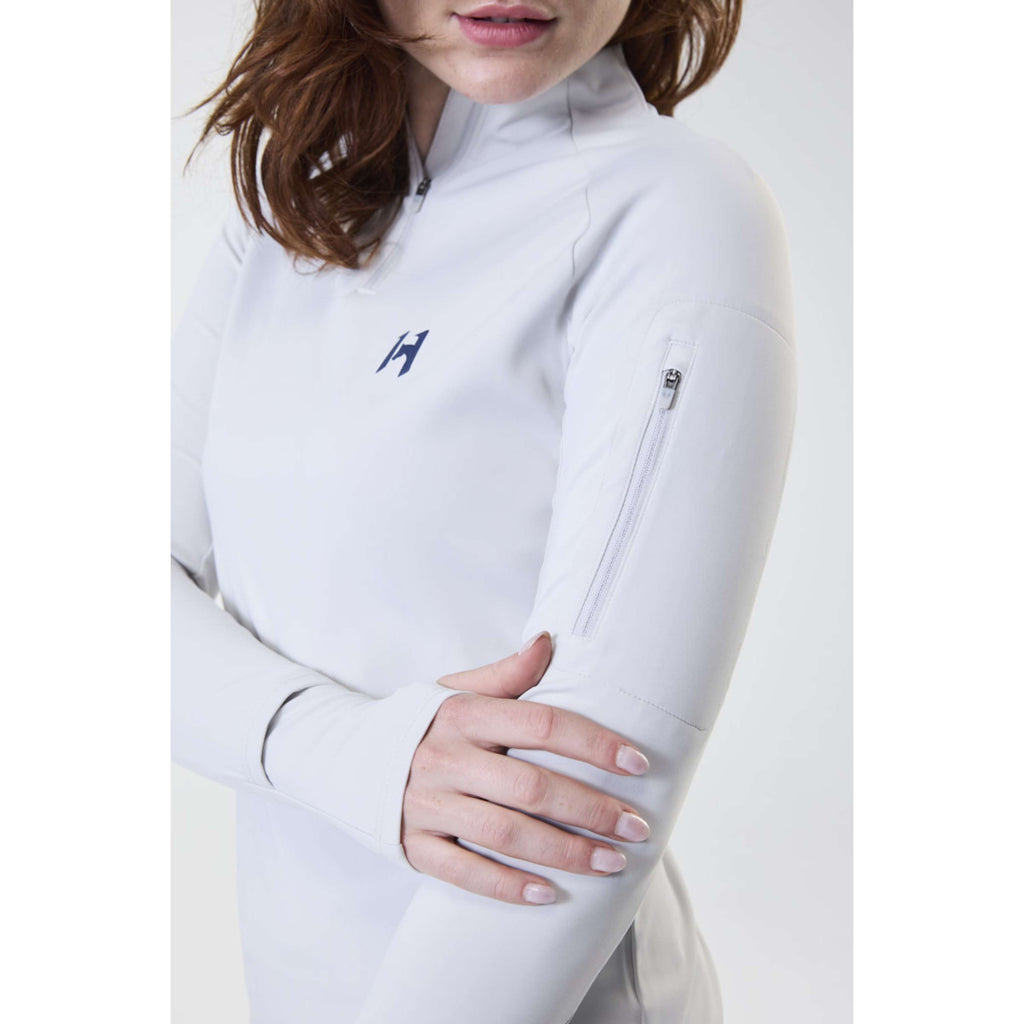 Horseware Shirt Strive Winter Zip Grijs