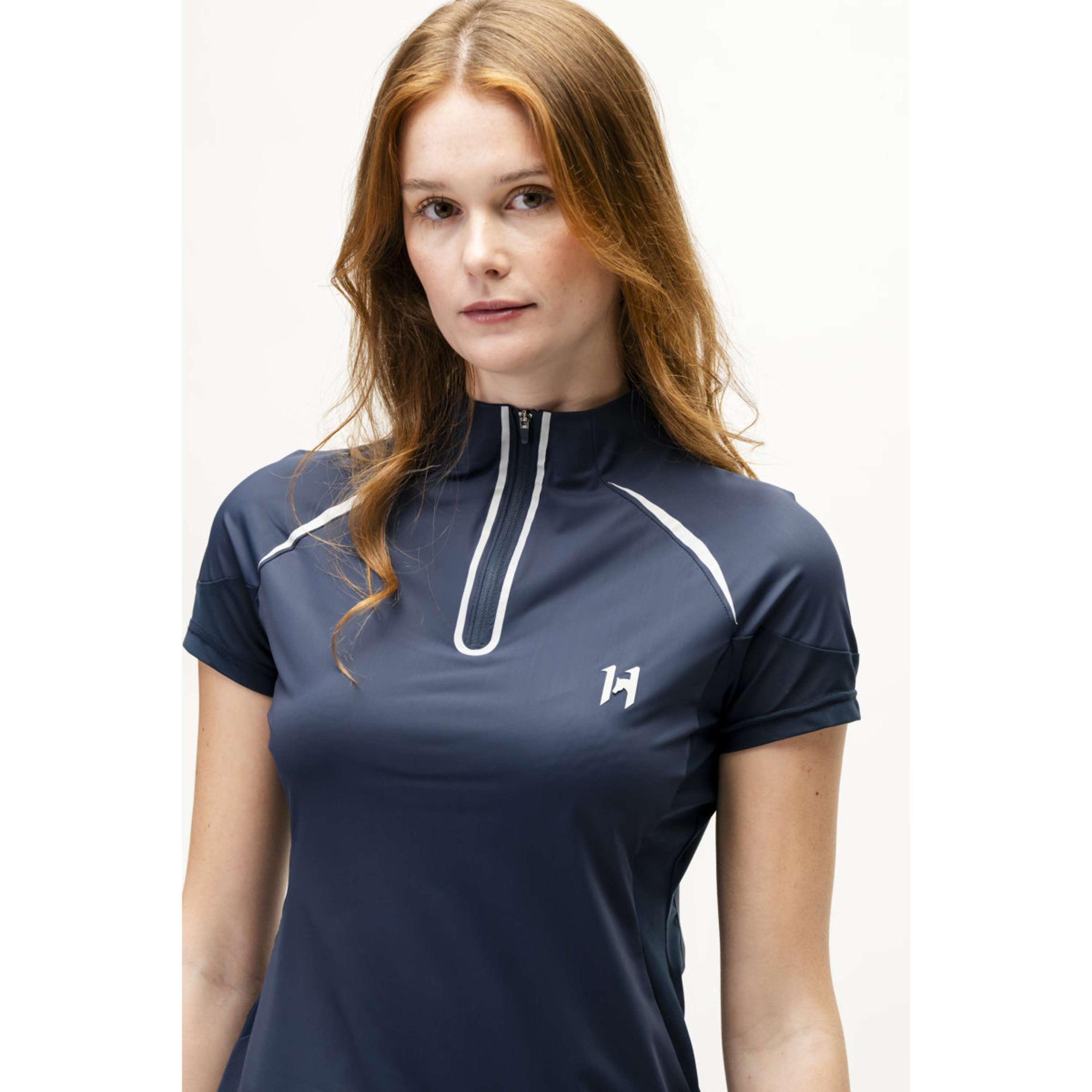 Horseware Shirt Stamina Short Sleeve Core Navy