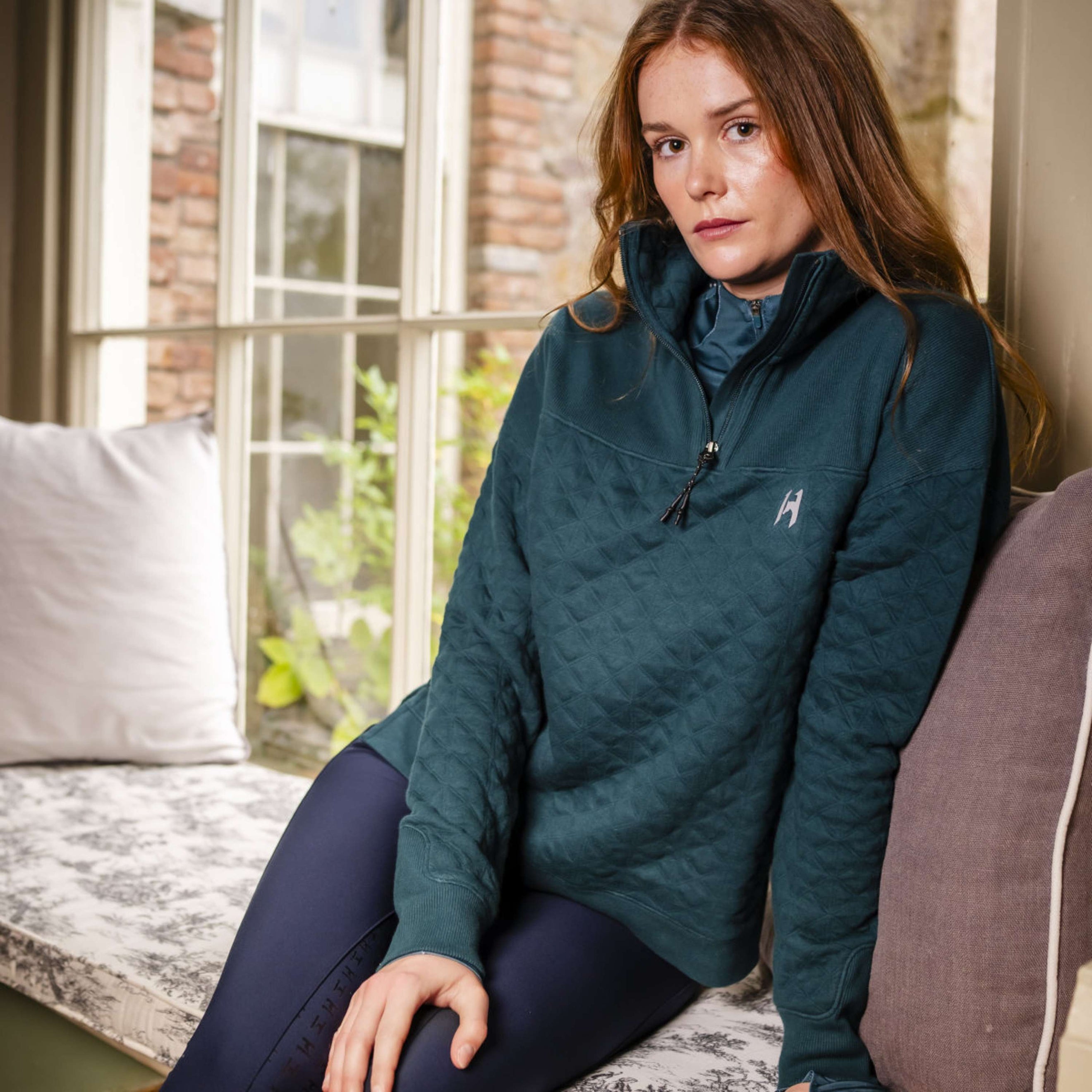 Horseware Sweatshirt Liberty Winter Dynasty Green Horseware Sweatshirt Liberty Winter Dynasty Green