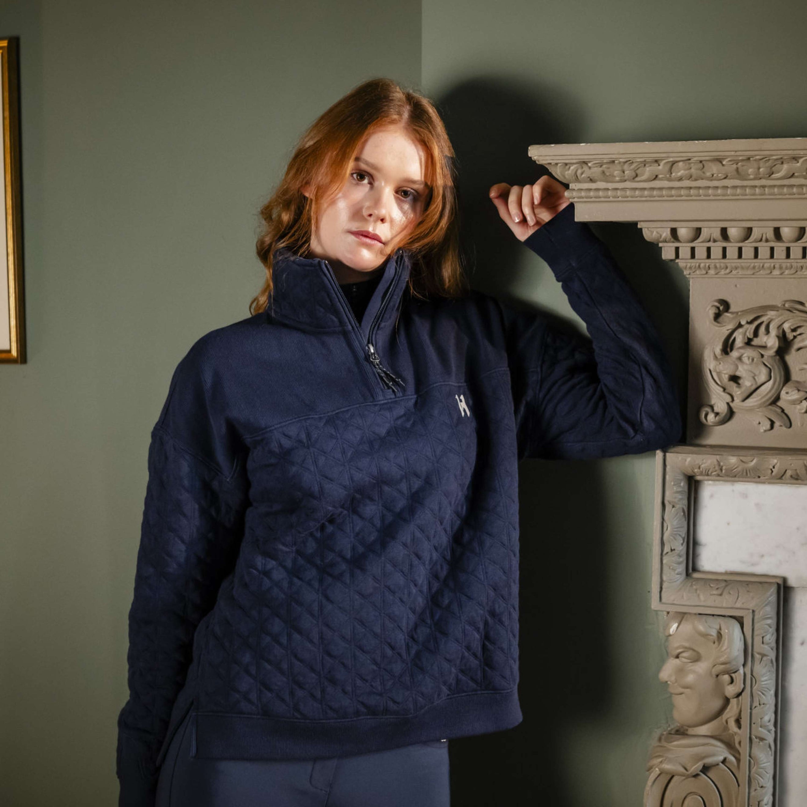Horseware Sweatshirt Liberty Winter Core Navy Horseware Sweatshirt Liberty Winter Core Navy