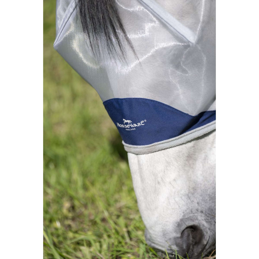 Horseware Fly Mask Shield Navy/Silver
