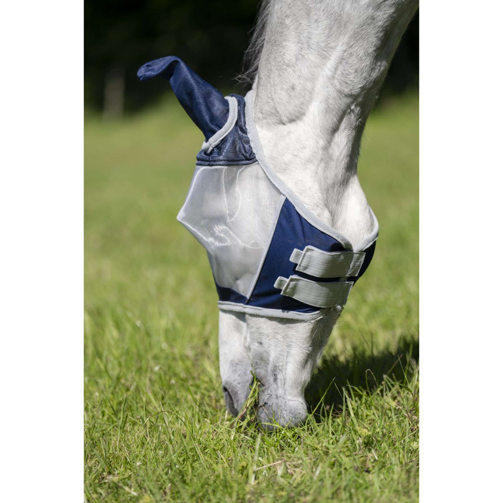Horseware Fly Mask Shield Navy/Silver