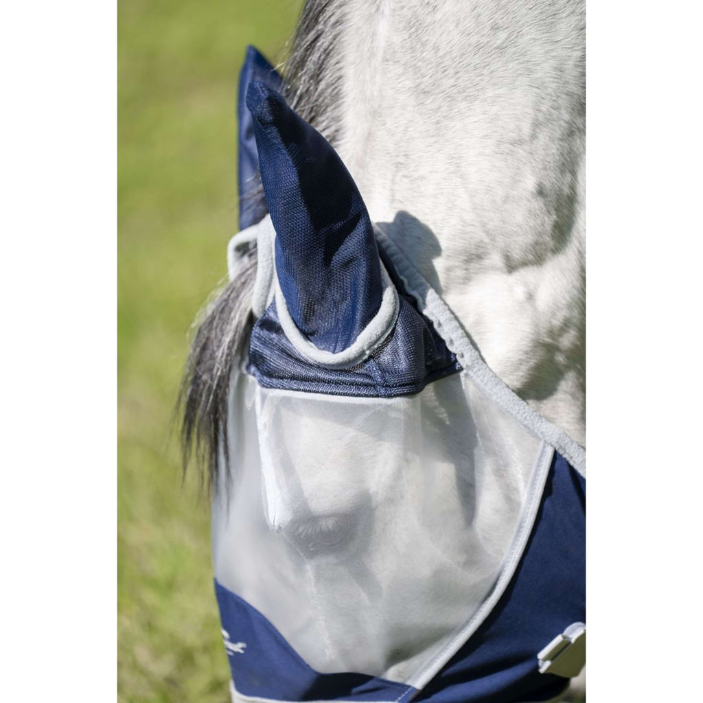 Horseware Fly Mask Shield Navy/Silver