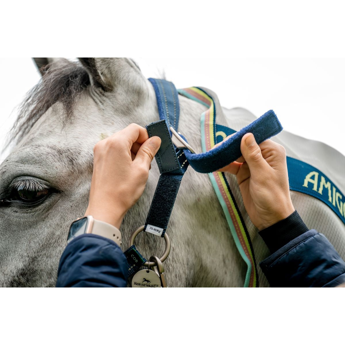 Horseware Halster Field Safe Navy