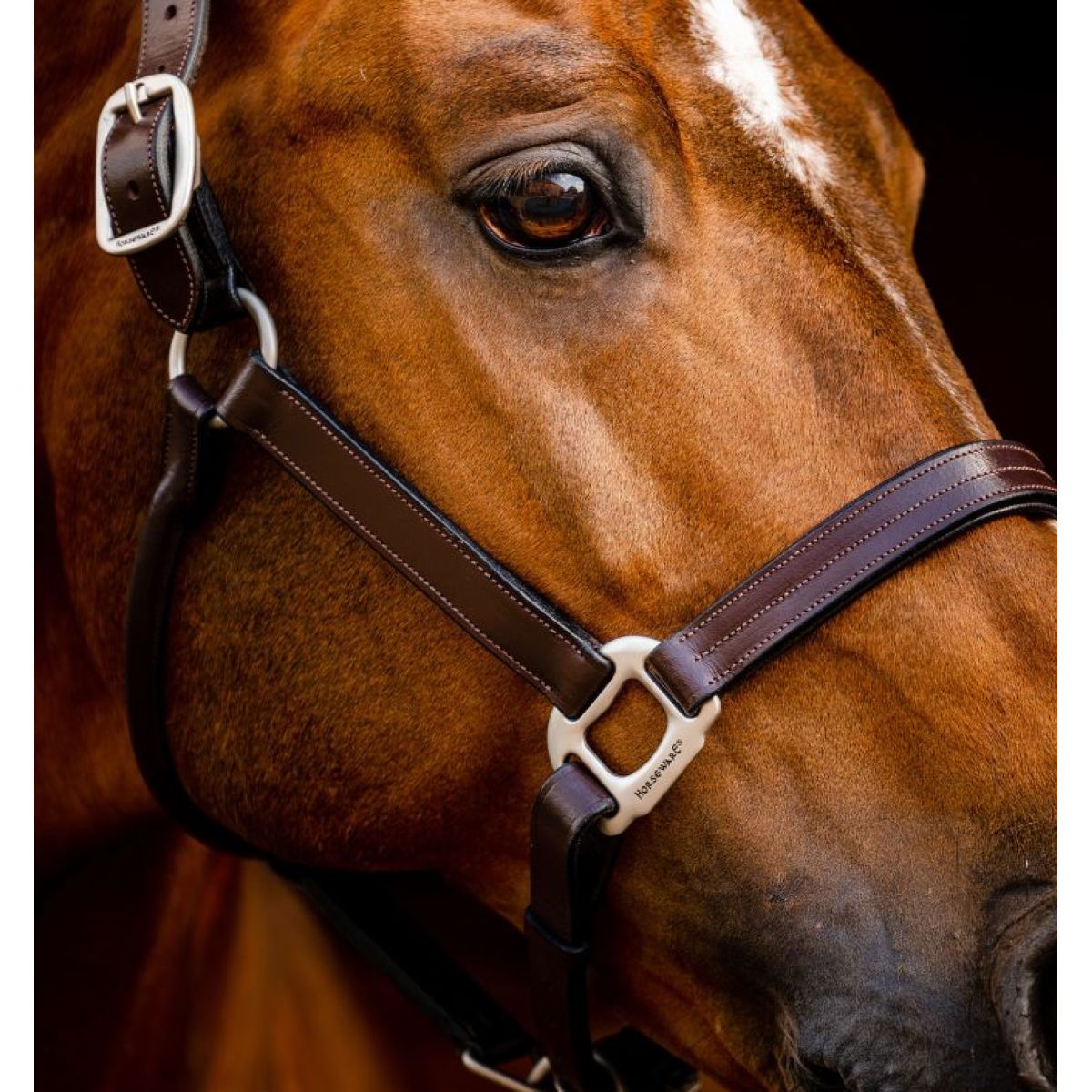 Horseware Halster Signature Leer Bruin