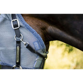 Amigo Fly Mask Heather Blue/Blue/Silver